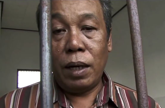 Capture d’écran de la bande-annonce du documentaire Asimetris - un paysan derrière les barreaux