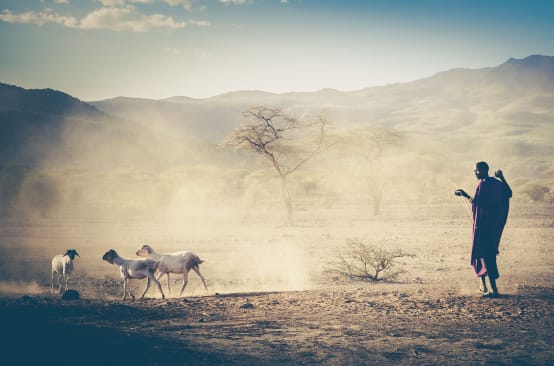 Pasteur massaï en Tanzanie