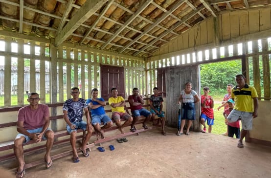 Réunion d’habitants à Vila Gonçalves