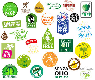 Collage Logos "Sans huile de palme"