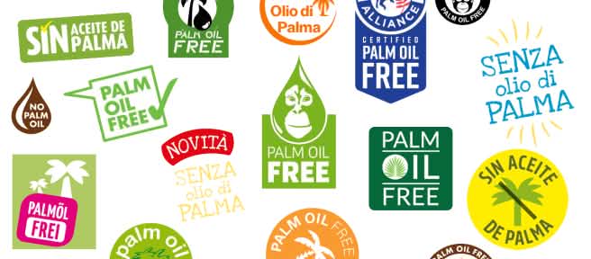 Collage Logos "Sans huile de palme"