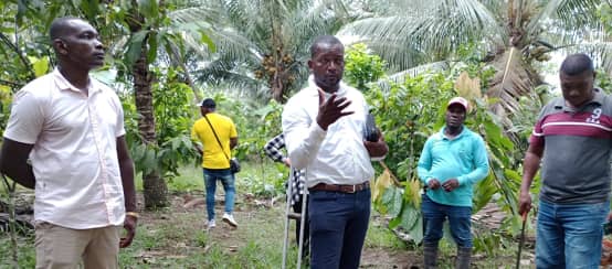 La municipalité de Barranquilla de San Javier se plaint de l’accaparement de ses terres et des décisions de la justice (© Accion Ecológica) Luis Quintero, président de la commune de Barranquilla de San Javier, ainsi que d’autres habitants affectés par l’expansion des plantations de palmier à huile dans la région et criminalisés par l’entreprise "Energy & Palma" et l’État