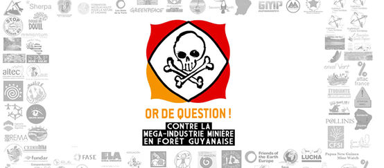 © Or de question Logo Collectif Or de question Guyane