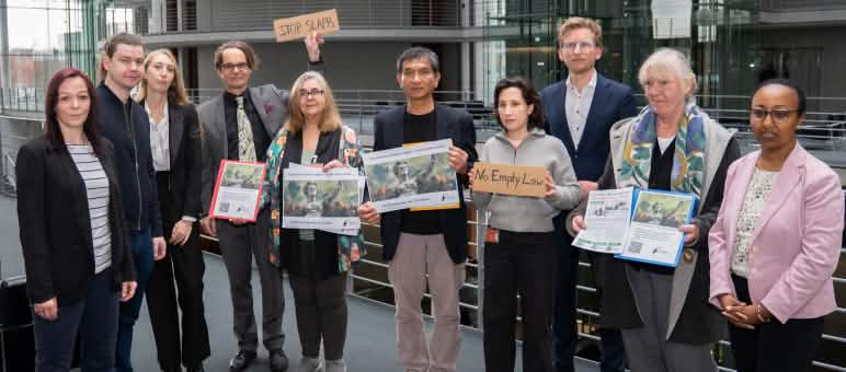 Photo de groupe avec des députés allemands