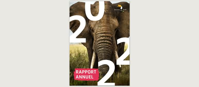 Couverture du rapport annuel 2022 de Sauvons la forêt