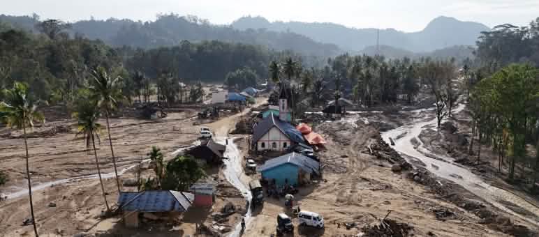 Après le cyclone Senyar dans la région de Tapanuli