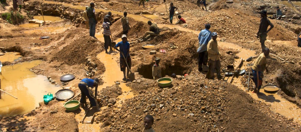 Mineurs au Congo