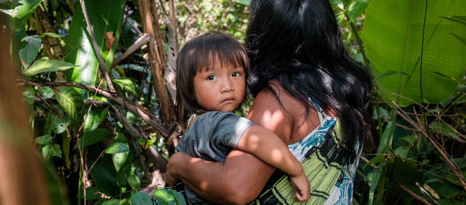 Indigènes du peuple Ka’apor en Amazonie