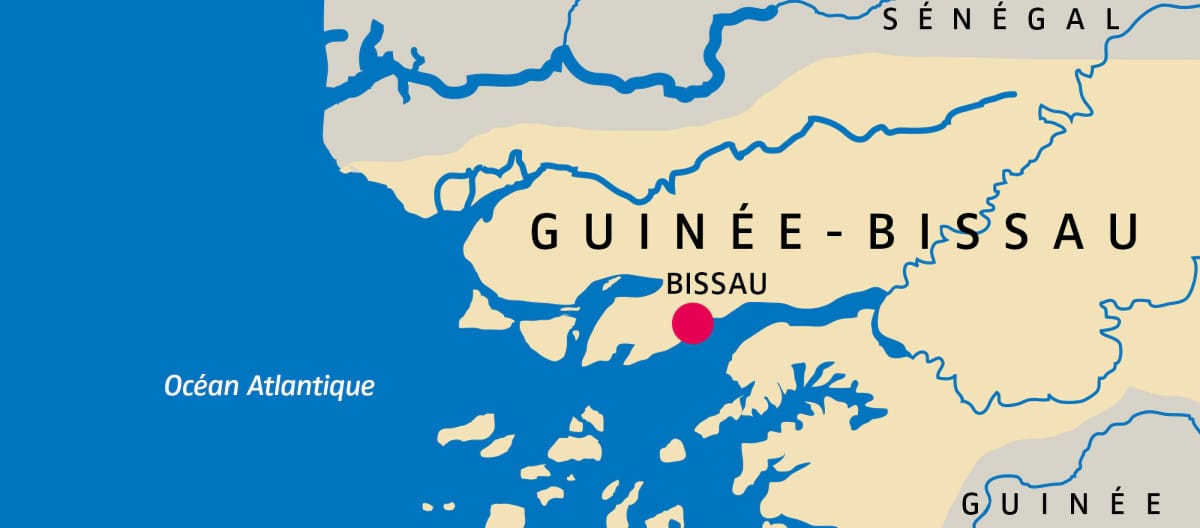 Carte Guinée-Bissau