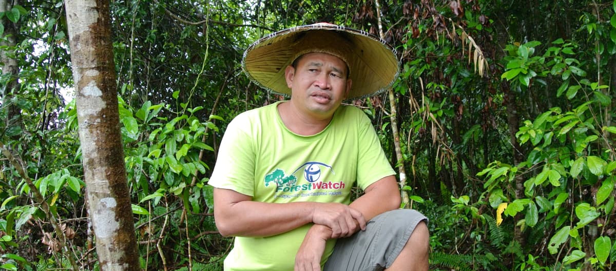 L’écologiste Matek Geram au Sarawak, Malaisie