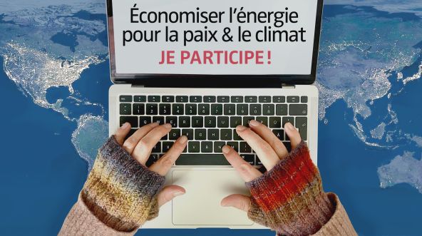 Économiser l’énergie pour la paix & le climat : JE PARTICIPE !