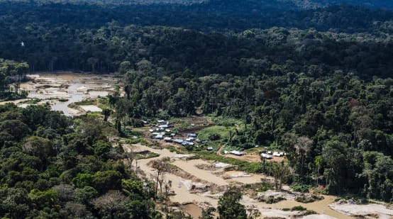Exploitation minière illégale en Amazonie brésilienne