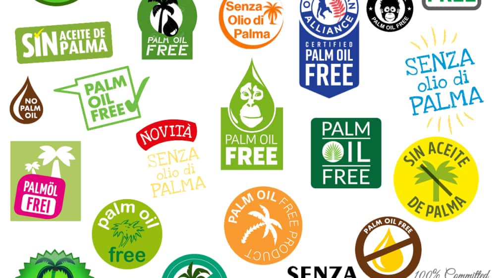 Collage Logos "Sans huile de palme"