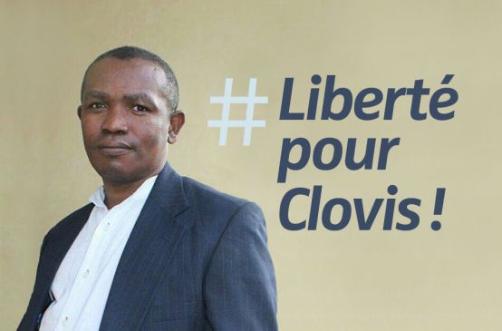 Le militant écologiste Clovis Razafimalala à Madagascar. Texte: LIBERTÉ POUR CLOVIS