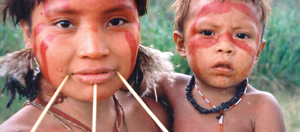 Les Yanonami sont un des 240 peuples indigènes du Brésil Une indigène Yanomami avec son enfant