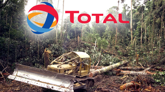 Les biocarburants à base d’huile de palme conduisent à la déforestation tropicale La bioraffinerie de Total à La Mède, en fabricant des biocarburants à base d’huile de palme, exacerbera la déforestation tropicale