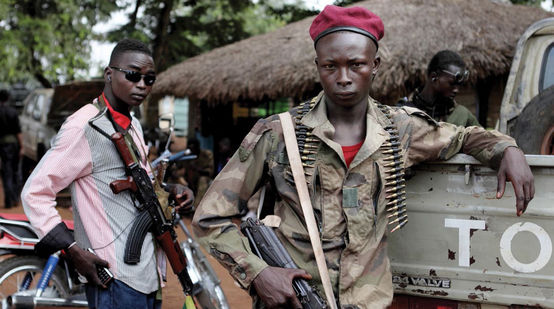 Soldats en République Centrafricaine