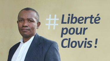 Le militant écologiste Clovis Razafimalala à Madagascar. Texte: LIBERTÉ POUR CLOVIS