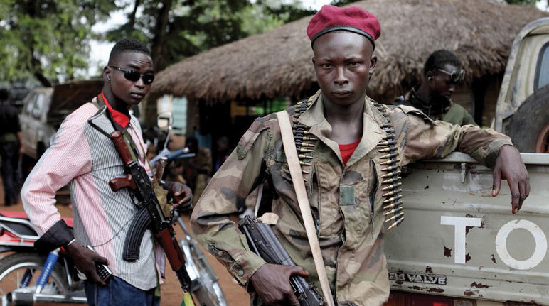 Soldats en République Centrafricaine